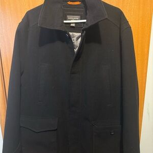 Dockers Men's Classic Black Pea Coat